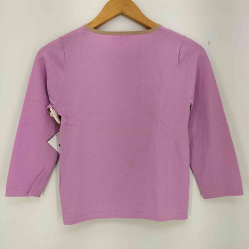 クレージュ courreges ナイロンレーヨン クローバー ニット レディース 40
