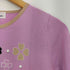 クレージュ courreges ナイロンレーヨン クローバー ニット レディース 40