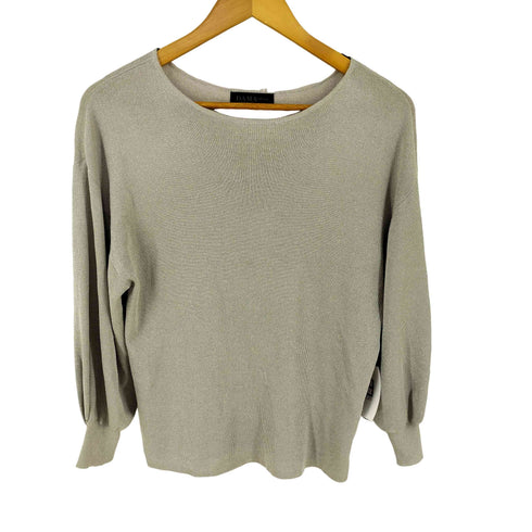 ダーマコレクション DAMA collection ラメ入りシルクニットトップス レディース JPN:2