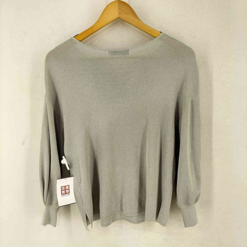 ダーマコレクション DAMA collection ラメ入りシルクニットトップス レディース JPN:2