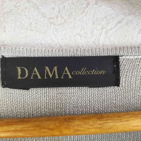 ダーマコレクション DAMA collection ラメ入りシルクニットトップス レディース JPN:2