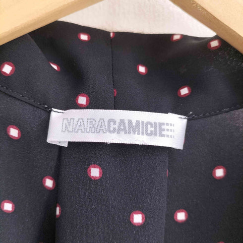ナラカミーチェ NARACAMICIE フレンチスリーブボウタイブラウス レディース 18