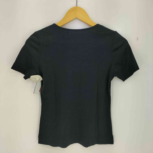 クレージュ courreges マルチカラー リボン クルーネックTシャツ レディース JPN:38
