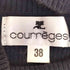 クレージュ courreges ベルトデザイン ハイネック リブニット レディース JPN:38