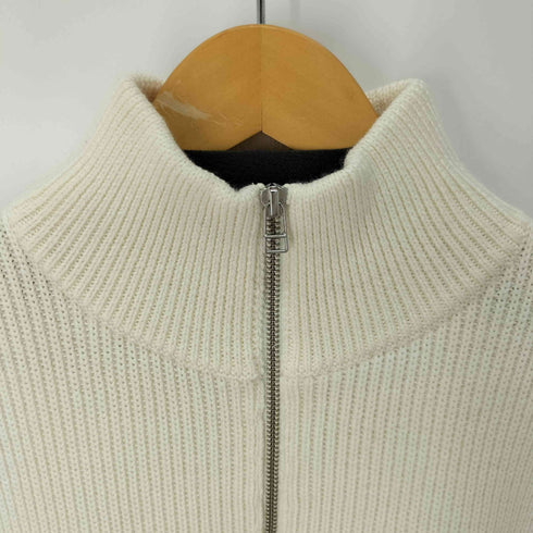 ビューティーアンドユースユナイテッドアローズ BEAUTY & YOUTH UNITED ARROWS 5ゲージ畦ハーフジップニットプルオーバー レディース