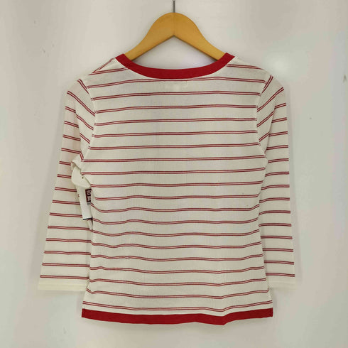クレージュ courreges ボーダー レイヤードシャツ レディース JPN:38