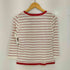 クレージュ courreges ボーダー レイヤードシャツ レディース JPN:38