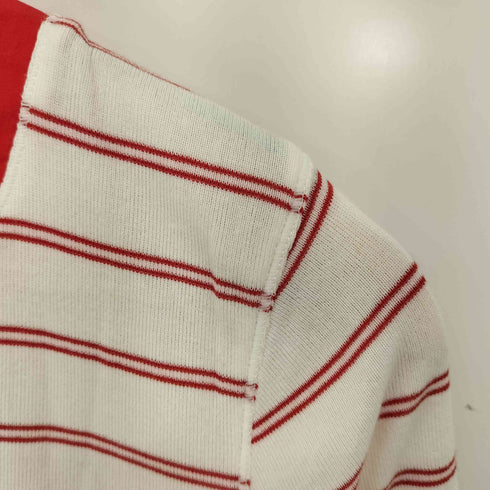 クレージュ courreges ボーダー レイヤードシャツ レディース JPN:38