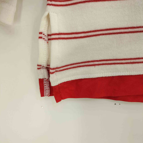 クレージュ courreges ボーダー レイヤードシャツ レディース JPN:38