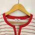 クレージュ courreges ボーダー レイヤードシャツ レディース JPN:38