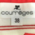 クレージュ courreges ボーダー レイヤードシャツ レディース JPN:38