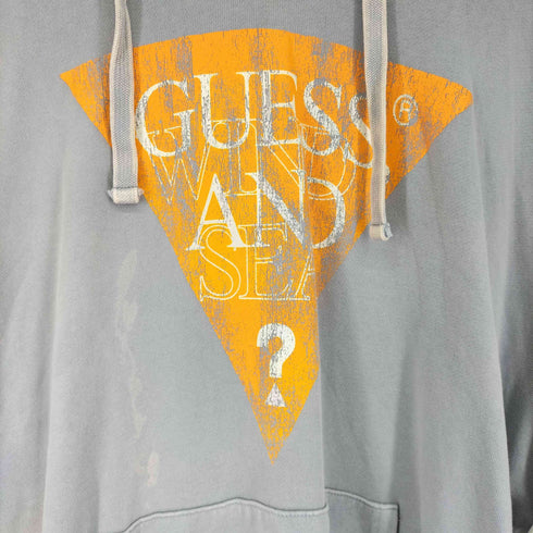 ゲスジーンズ GUESS JEANS プリントプルオーバーパーカー メンズ JPN:XL