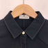 クレージュ courreges ロゴ ステッチ 七分丈シャツ レディース 9R