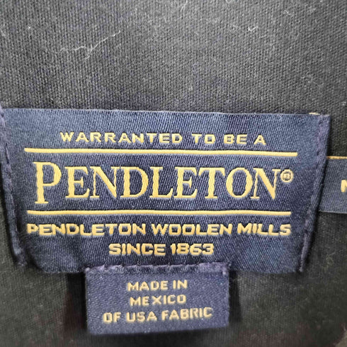 ペンドルトン PENDLETON TRAIL エルボーパッチ ウールシャツ メンズ import:M