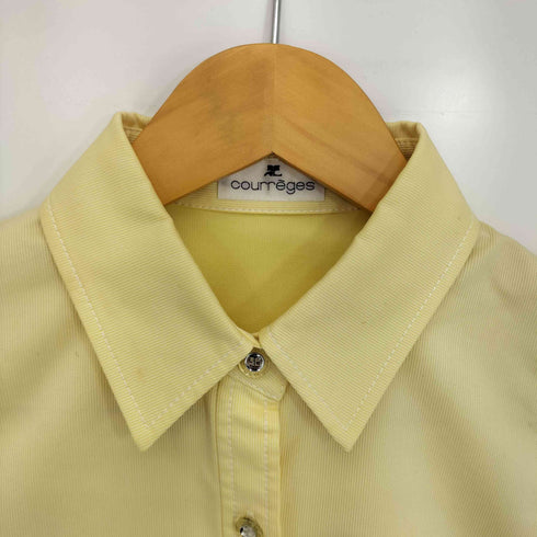 クレージュ courreges ロゴ 七分丈シャツ レディース 9R