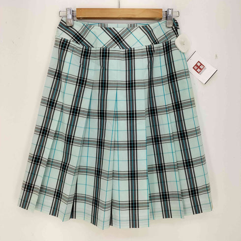 クレージュ courreges ロゴ チェック プリーツスカート レディース 64-91