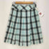 クレージュ courreges ロゴ チェック プリーツスカート レディース 64-91