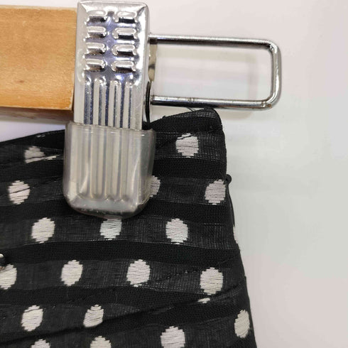 クレージュ courreges 水玉 ドット フレアスカート レディース JPN:38