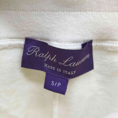 ラルフローレンパープルレーベル RALPH LAUREN PURPLE LABEL 裏起毛 刺繍ロゴ スウェットパンツ レディース S/P