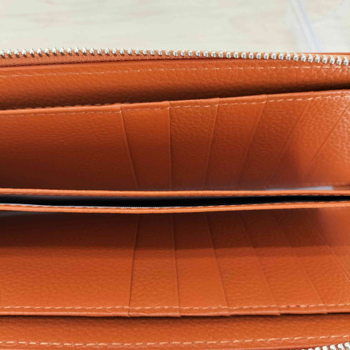 business leather factory L字 ジップレザー長財布 メンズ ONE SIZE
