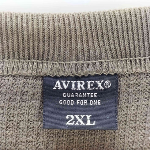 アヴィレックス AVIREX L/S RIB COMBAT T-SHIRT メンズ import:XXL