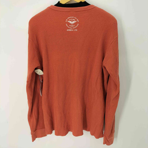 アヴィレックス AVIREX L/S BIG WAFFLE T-SHIRT メンズ import:XXL