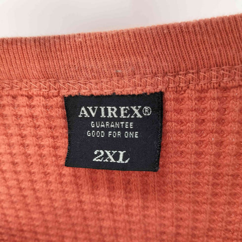 アヴィレックス AVIREX L/S BIG WAFFLE T-SHIRT メンズ import:XXL