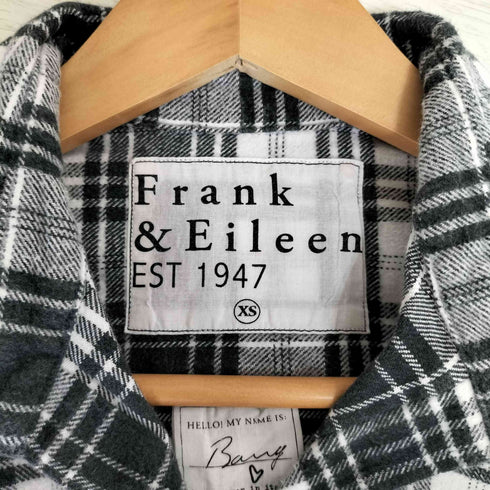 フランクアンドアイリーン Frank&Eileen Barry フランネル スキッパー チェックシャツ レディース import:XS