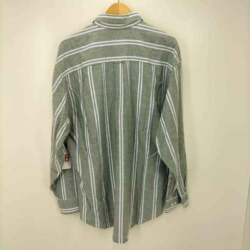 ギャップ Gap 90S USA製 デカタグ OLD ストライプ ボタンダウン L/S シャツ メンズ import:M