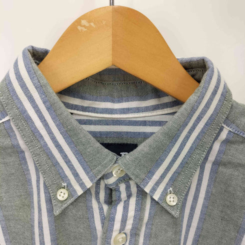 ギャップ Gap 90S USA製 デカタグ OLD ストライプ ボタンダウン L/S シャツ メンズ import:M