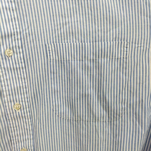 ブルックスブラザーズ BROOKS BROTHERS 90S USA製 makers RELAXED FIT ストライプ ボタンダウン L/S シャツ メンズ 17-3