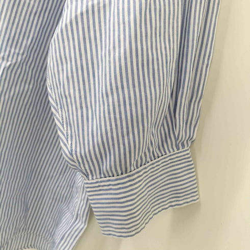 ブルックスブラザーズ BROOKS BROTHERS 90S USA製 makers RELAXED FIT ストライプ ボタンダウン L/S シャツ メンズ 17-3