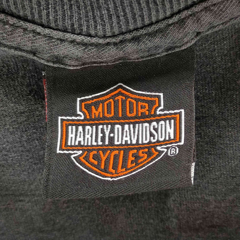 ハーレーダビッドソン HARLEY-DAVIDSON メキシコ製 プリントクルーネックTシャツ メンズ