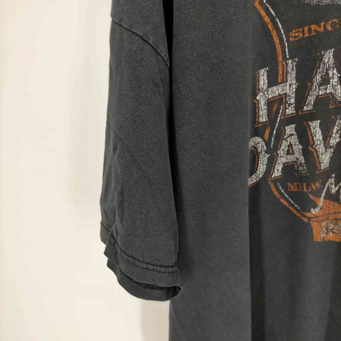 ハーレーダビッドソン HARLEY-DAVIDSON メキシコ製 プリントクルーネックTシャツ メンズ