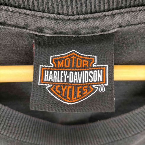 ハーレーダビッドソン HARLEY-DAVIDSON メキシコ製 プリントクルーネックTシャツ メンズ