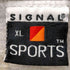 シグナルスポーツ SIGNAL SPORTS USA製 刺繍デザインクルーネックTシャツ メンズ import:XL