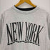 new york ダブルフェイス プリントクルーネックTシャツ メンズ