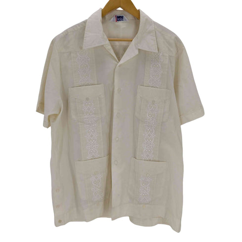ロマーニ ROMANI 80s 韓国製 キューバシャツ メンズ import:XL