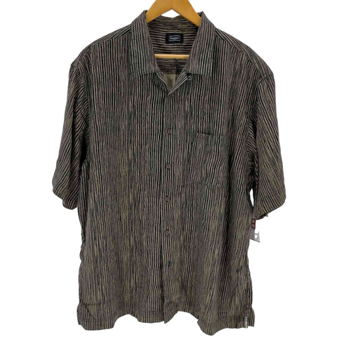 ハガークロージング HAGGAR シルクオープンカラーシャツ メンズ import:XL