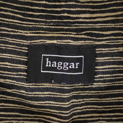 ハガークロージング HAGGAR シルクオープンカラーシャツ メンズ import:XL