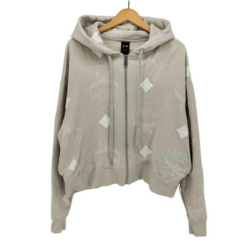 エムシーエム MCM Print Cropped Zip Hoodie モノグラム メンズ JPN:L