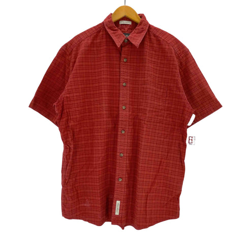 エディーバウアー Eddie Bauer 香港製 チェックシャツ メンズ import:L