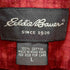 エディーバウアー Eddie Bauer 香港製 チェックシャツ メンズ import:L