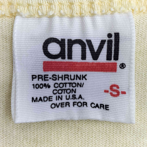 アンビル Anvil USA製 ラメ&発泡プリント フラワー 花 Tシャツ レディース import:S