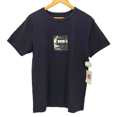 ゴッドセレクショントリプルエックス GOD SELECTION XXX モノクロ プリント S/S Tシャツ メンズ JPN:L