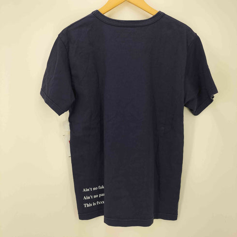 ゴッドセレクショントリプルエックス GOD SELECTION XXX モノクロ プリント S/S Tシャツ メンズ JPN:L