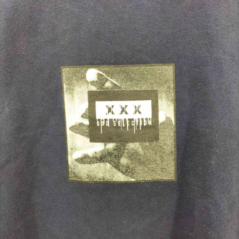 ゴッドセレクショントリプルエックス GOD SELECTION XXX モノクロ プリント S/S Tシャツ メンズ JPN:L