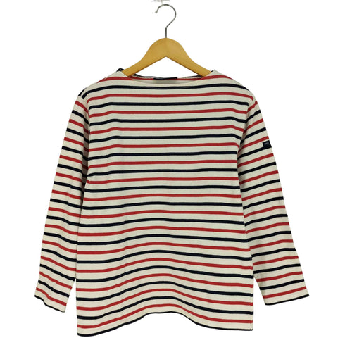 セントジェームス SAINT JAMES フランス製 バスクシャツ ボーダー ボートネック Tシャツ レディース INTL:SM
