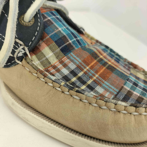 エルエルビーン L.L.Bean Boat Shoes チェック デッキシューズ メンズ 8 1/2