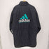 アディダス adidas 90S EQUIPMENT パフォーマンスロゴ刺繍 キルティングハーフコート ダブルジップ メンズ import:L